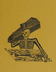 Skeleton Undertaker, from 330 Grabados Originales